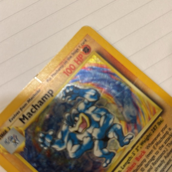 Pokémon 1st Edition Machamp hologram card. - Picture 4 of 6